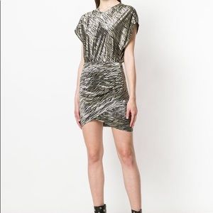 IRO | NWT Gold & Black Dress